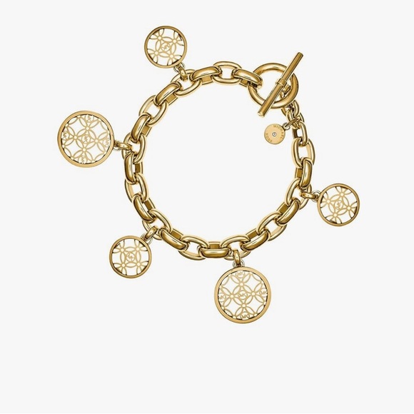 MICHAEL Michael Kors Jewelry - Michael Kors Gold Charm Bracelet